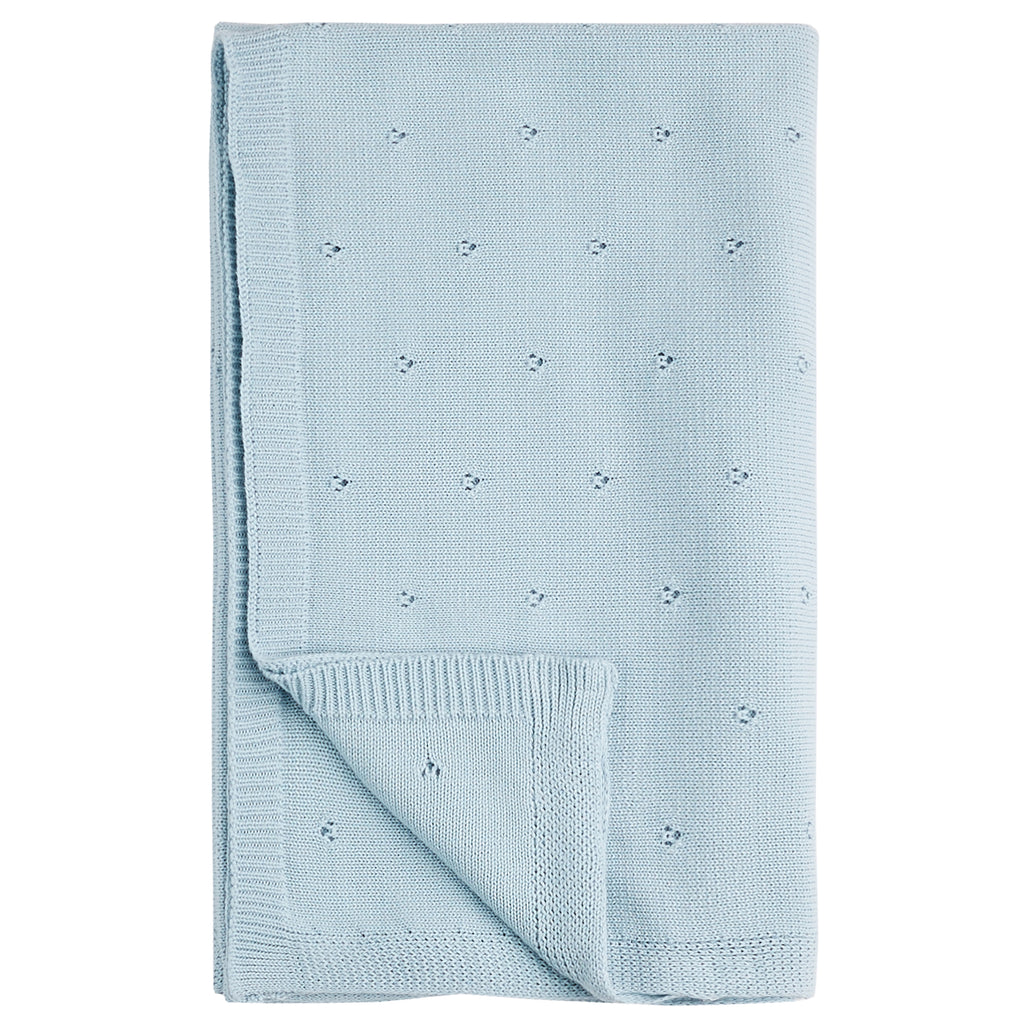 Petit Lem Girls Boys Infants Toddlers Kids Blanket Knit 100% Organic Cotton The Plaid Giraffe Childrens Boutique
