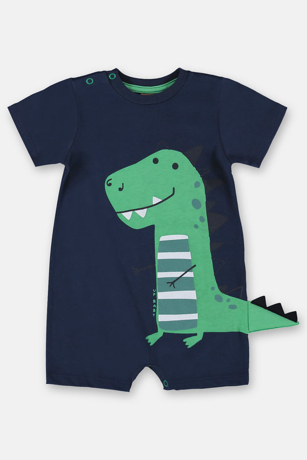 Upbaby Infants Boys Romper 100% Cotton Alligator The Plaid Giraffe Childrens Boutique