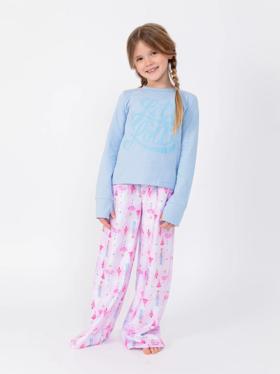 Preppy top Pink Nutcracker Pajama Set