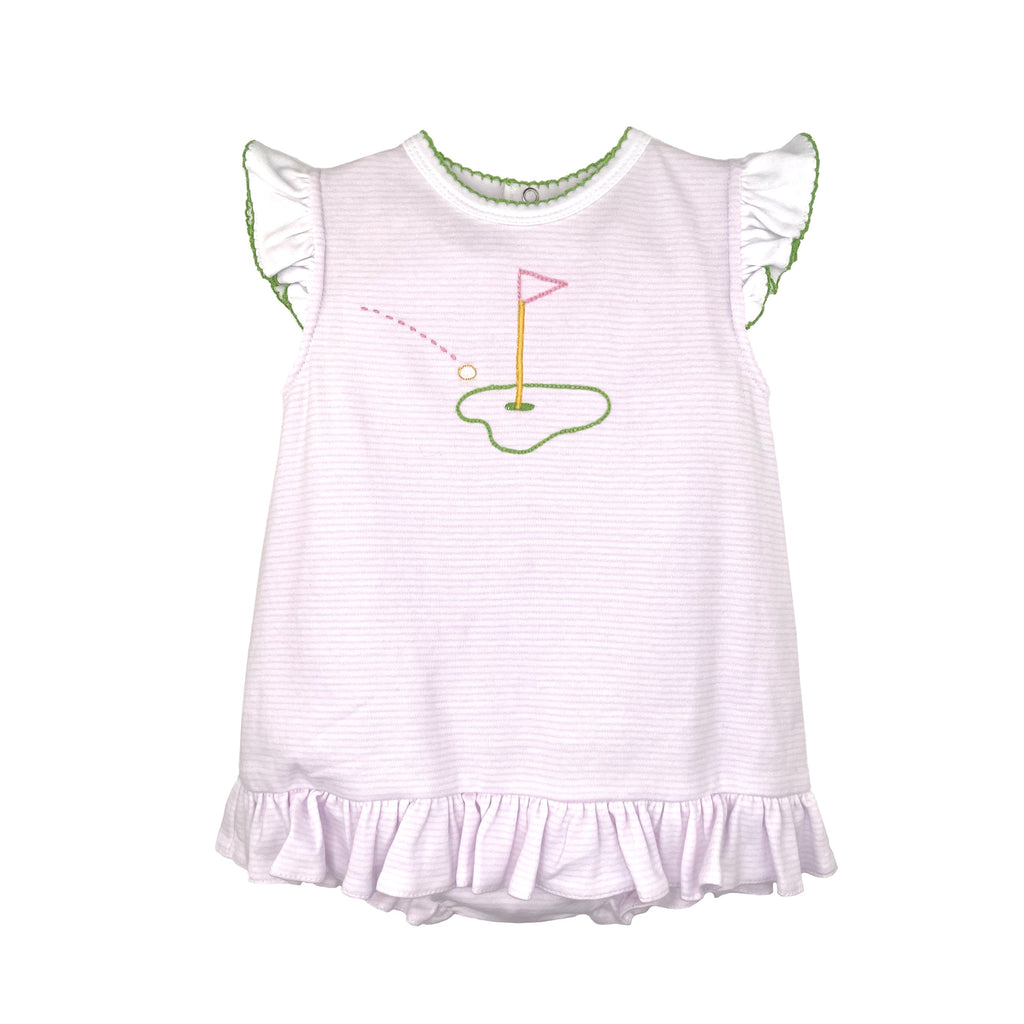Petit Ami Girls Boys Infants Toddlers Kids Romper Golf Sports Stripes 100% Cotton The Plaid Giraffe Childrens