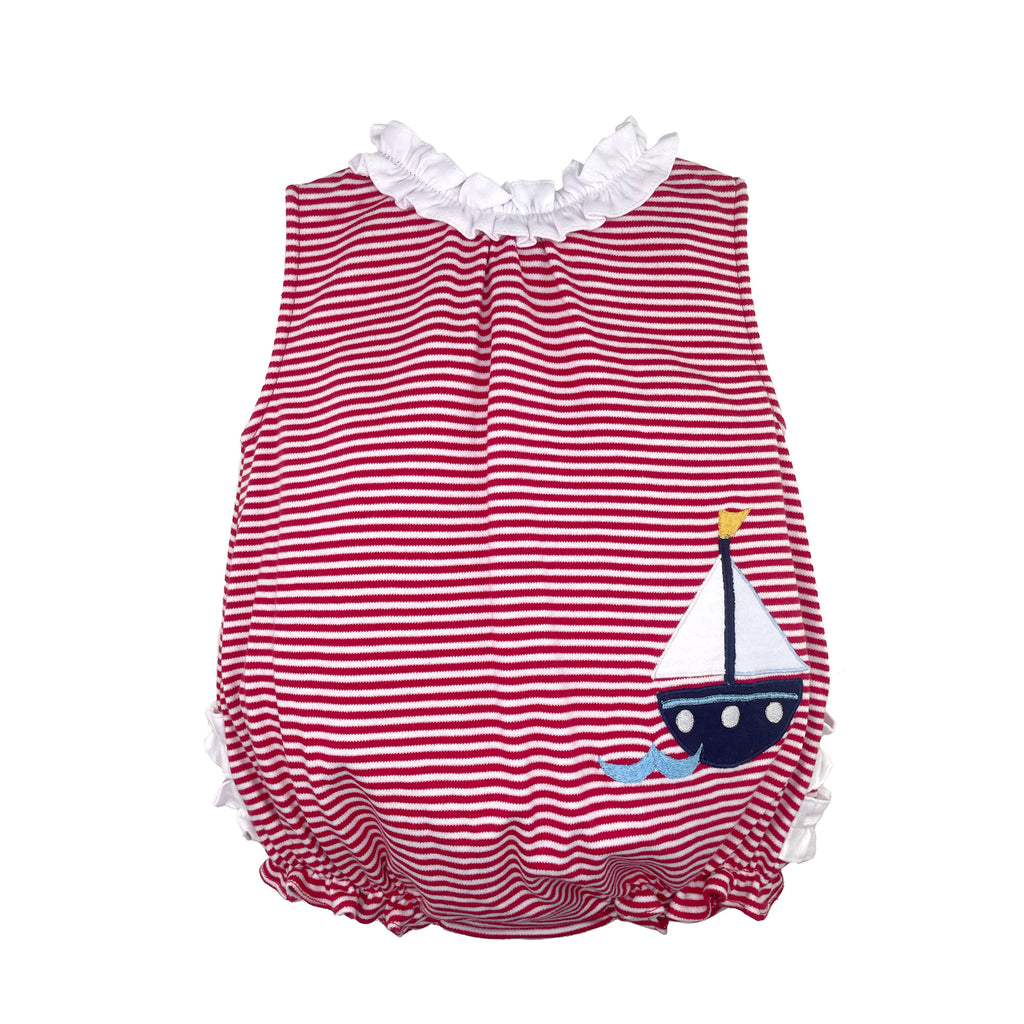 Petit Ami Girls Boys Infants Toddlers Kids Bubble Sunsuit Stripes Sailboat 100% Cotton The Plaid Giraffe Childrens