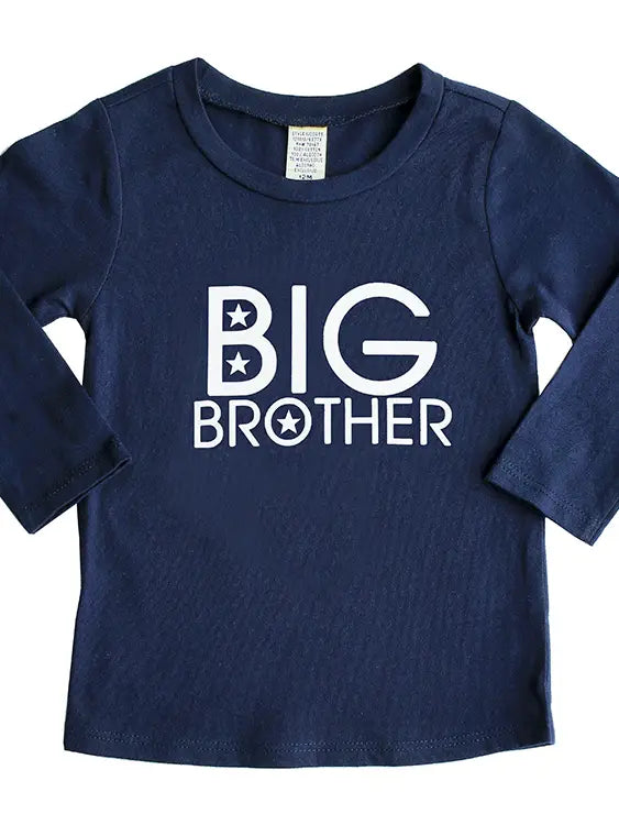 Sparkle Sisters by Couture Clips Boys Toddlers Kids Juniors Big Brother T-Shirt 100% Cotton The Plaid Giraffe Childrens Boutique