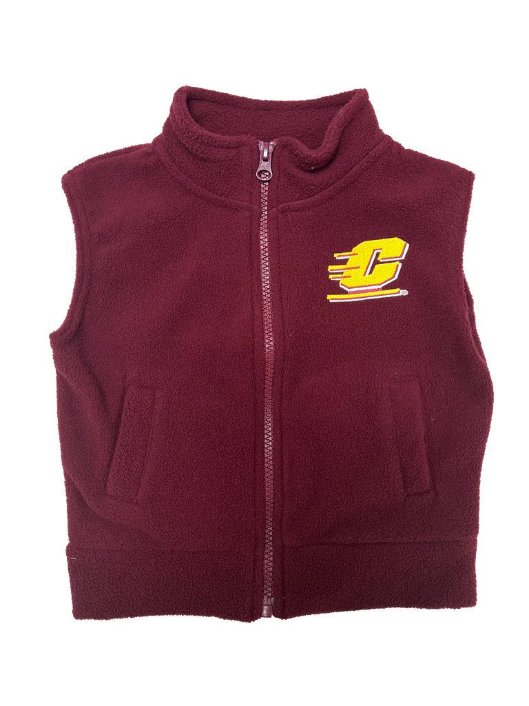 Unisex Central Michigan Fleece Vest