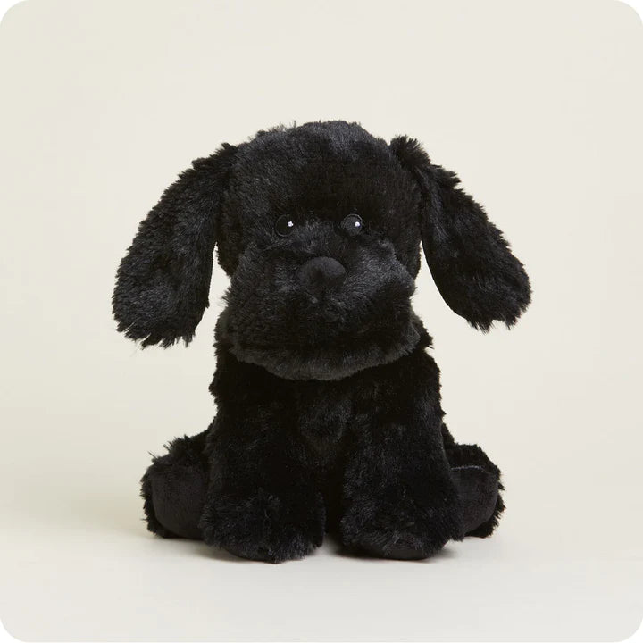 Warmies(R) Girls Boys Unisex Dogs Black Lab Stuffed Animals The Plaid Giraffe Childrens Boutique