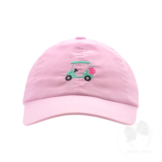 Wee Ones Girls Infants Toddlers Kids Juniors Baseball Cap Golf Sports The Plaid Giraffe Childrens Boutique