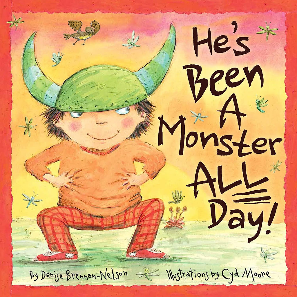 Sleeping Bear Press Books He's Been A Monster All Day Monsters The Plaid Giraffe Childrens Boutique