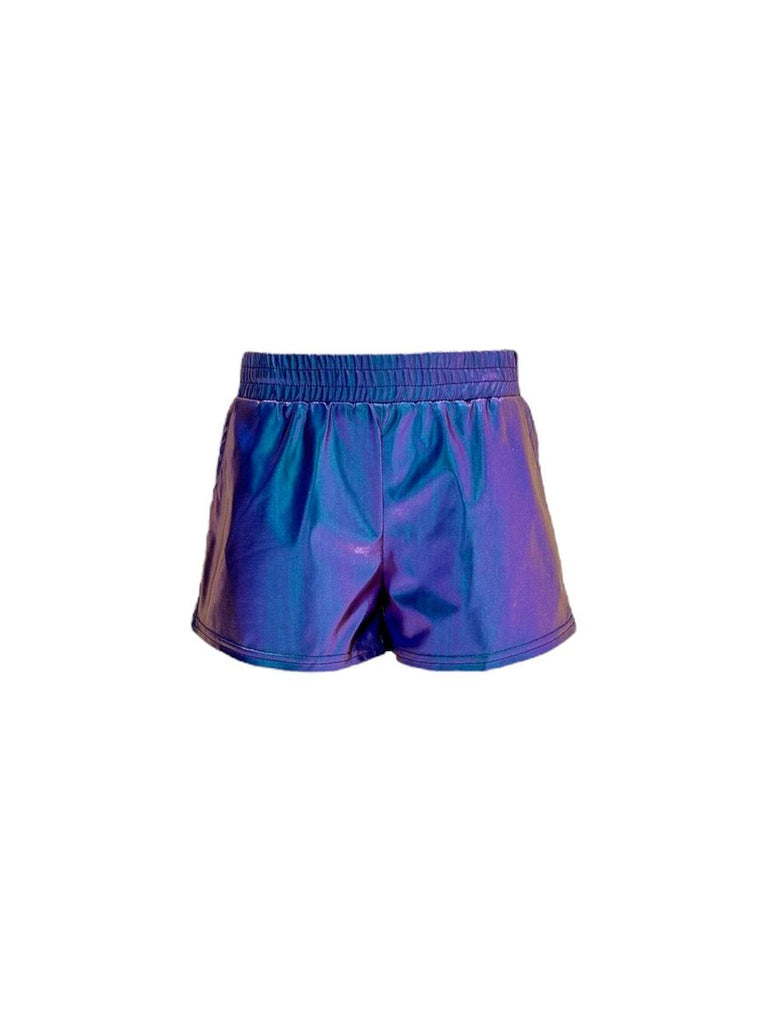 Lola and The Boys Girls Toddlers Kids Juniors Metallic Short Shorts Track Shorts The Plaid Giraffe Children's Boutique
