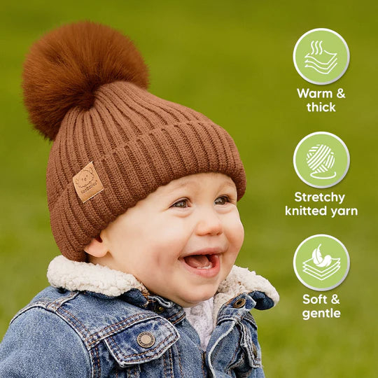 Kids knitted top hats
