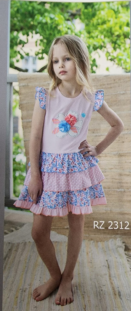 Roki & Zoi Girls Infants Toddlers Kids Juniors Dress Flowers Polka Dots Stripes 100% Cotton The Plaid Giraffe Children's Boutique