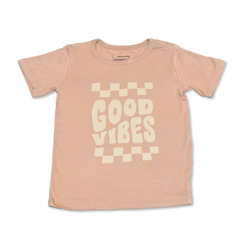 Silkberry Baby Boys Girls Infants Toddlers Kids T-Shirt Bamboo The Plaid Giraffe Children's Boutique
