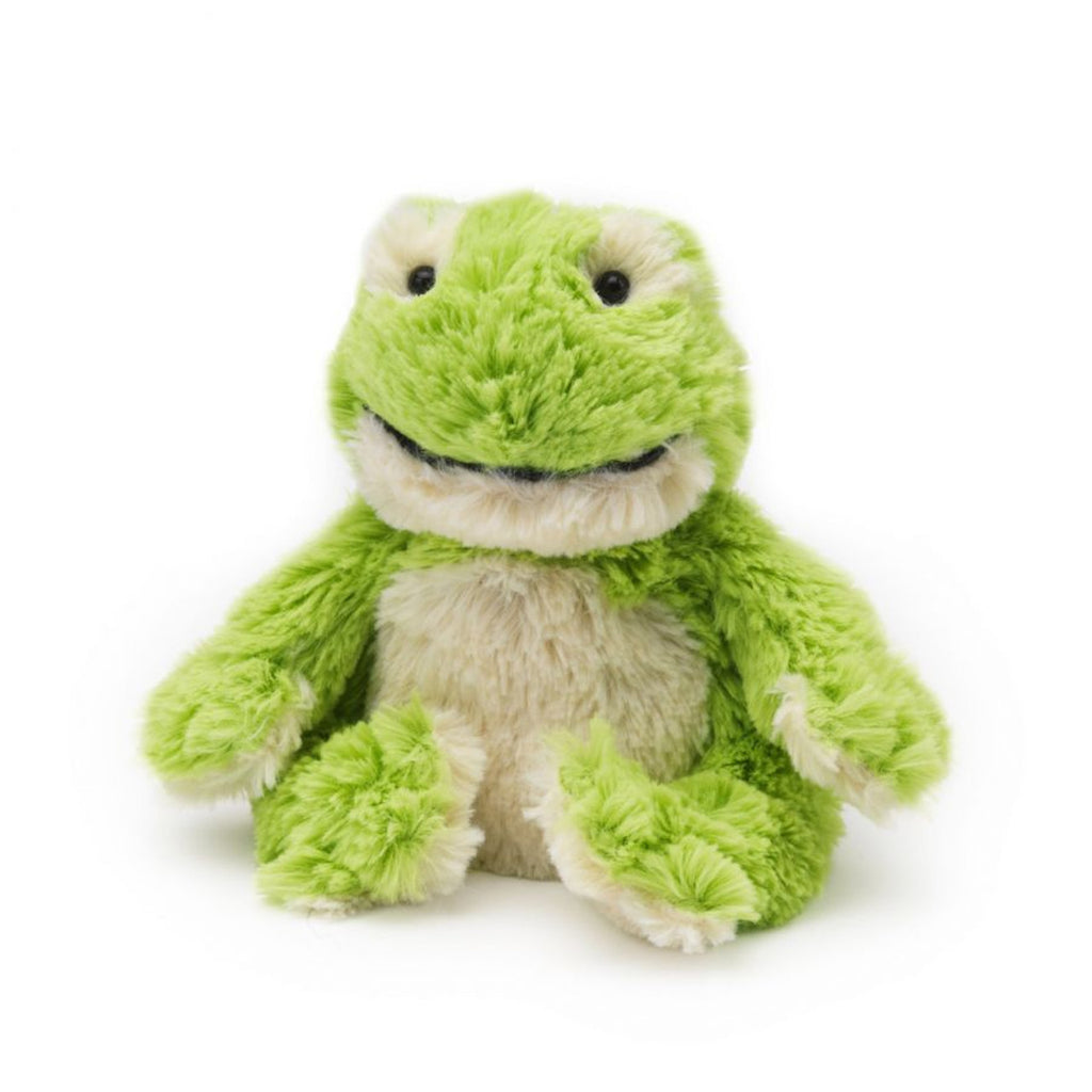 Warmies(R) Girls Boys Unisex Frog Stuffed Animals The Plaid Giraffe Childrens Boutique