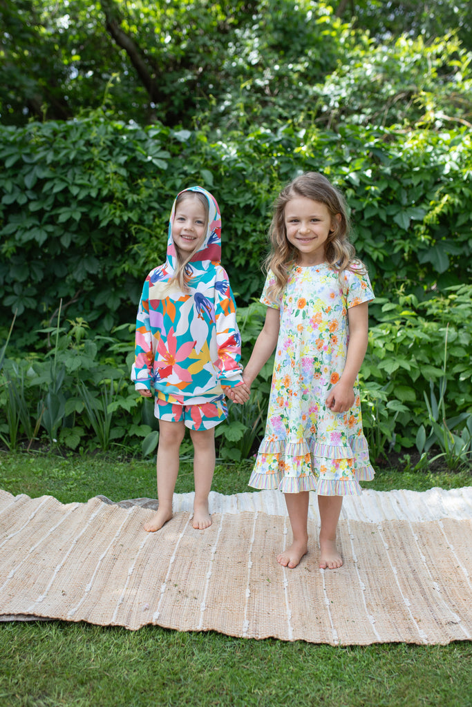 ZaZa Couture Girls Infants Toddlers Kids Juniors Hoodie Flowers The Plaid Giraffe Children's Boutique