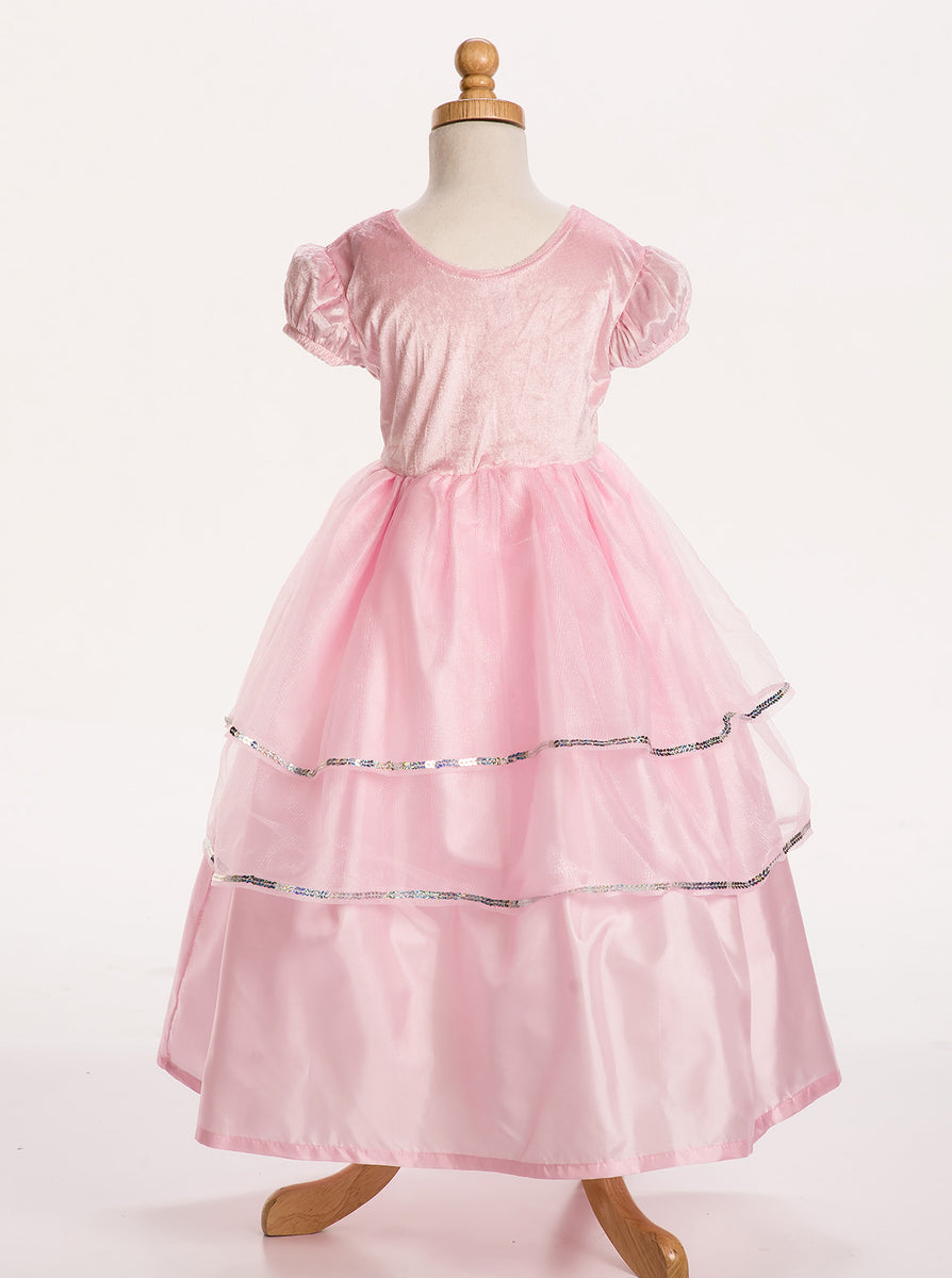 royal pink princess gown