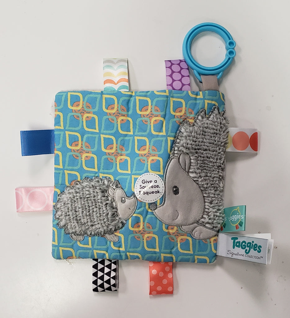 Mary Meyers Boys Girls Unisex Infants Toddlers Crinkle Soft Taggies Toys Hedgehog The Plaid Giraffe Childrens Boutique
