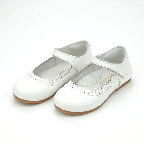 L'Amour Shoes Girls Infants Toddlers Kids Juniors Shoes Flats Velcro Strap Lucille The Plaid Giraffe Childrens Boutique