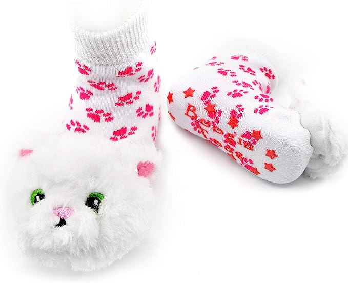 Piero Liventi Boogie Toes Rattle Baby Sock Youth Small / Pink Dinosaur