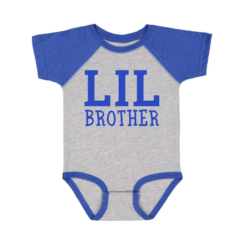 Sweet Wink Boys Infants Onesie Bodysuit Little Brother The Plaid Giraffe Childrens Boutique