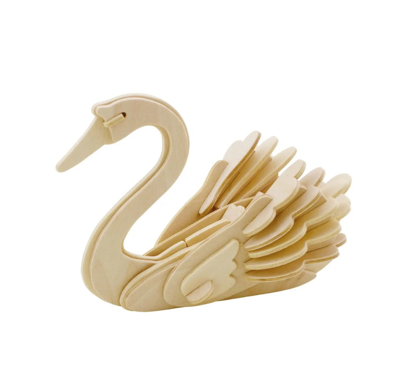 Hands Craft Puzzle Wooden Swan The Plaid Giraffe Childrens Boutique