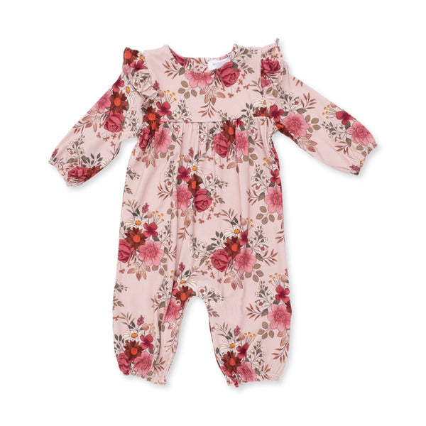 Girls Sabrina Floral Romper