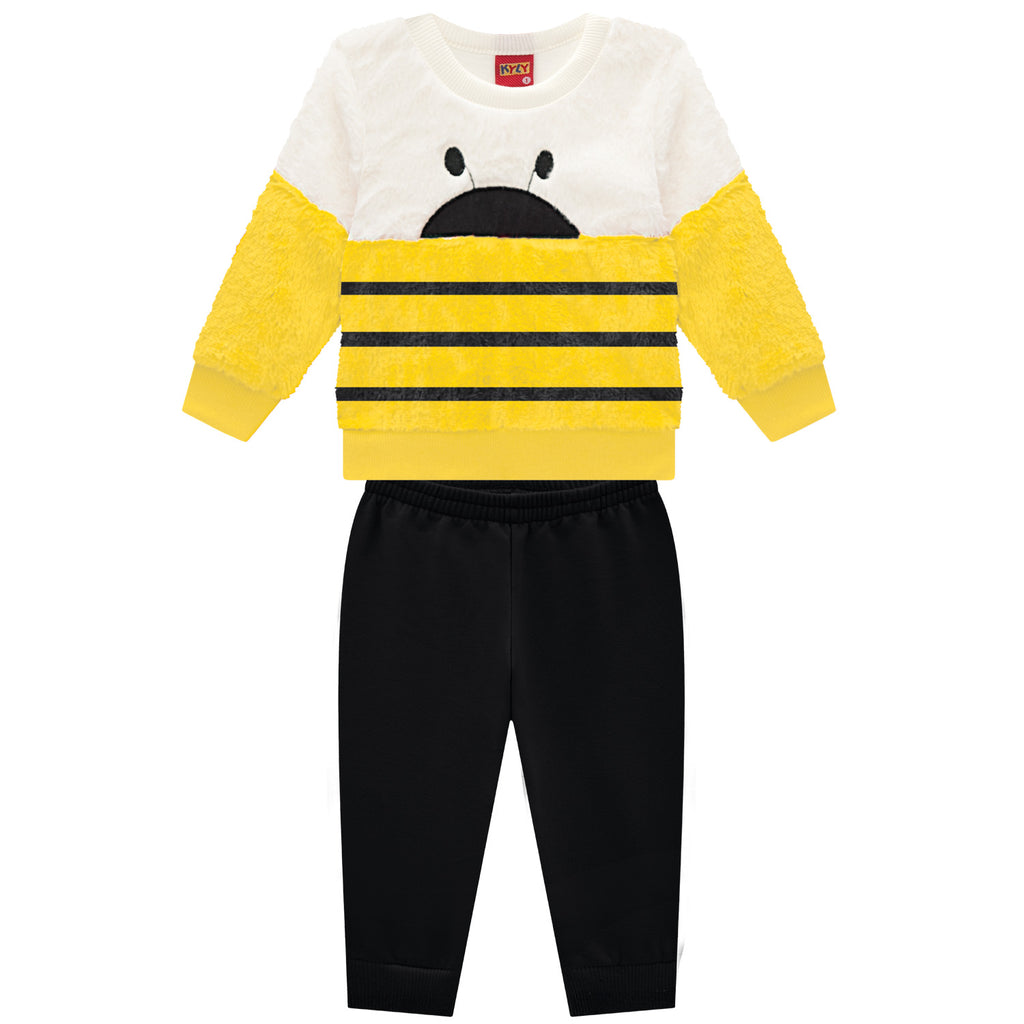 2 Piece Girls Bumblebee Top & Leggings