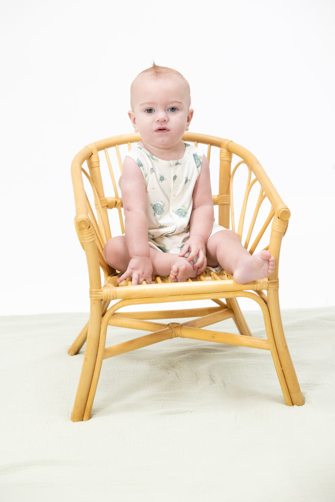 Angel Dear Girls Boys Unisex Infants Toddlers Kids Romper Sea Turtles Oceans Bamboo The Plaid Giraffe Children's Boutique