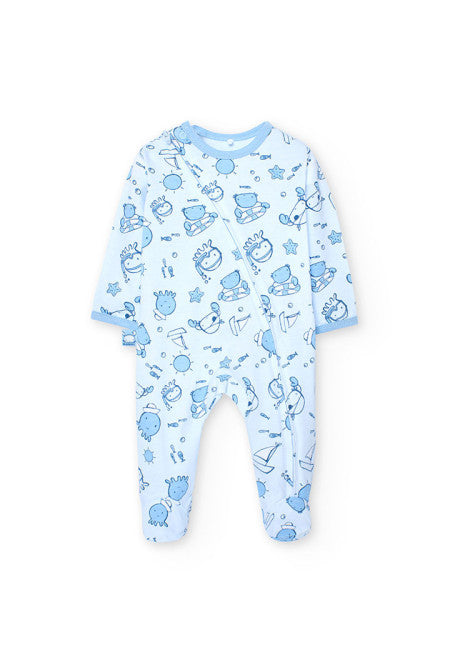 Boboli Infants Girls Boys Footie Sleeper Sleepwear Nightwear Summer Fun 100% Cotton The Plaid Giraffe Childrens Boutique