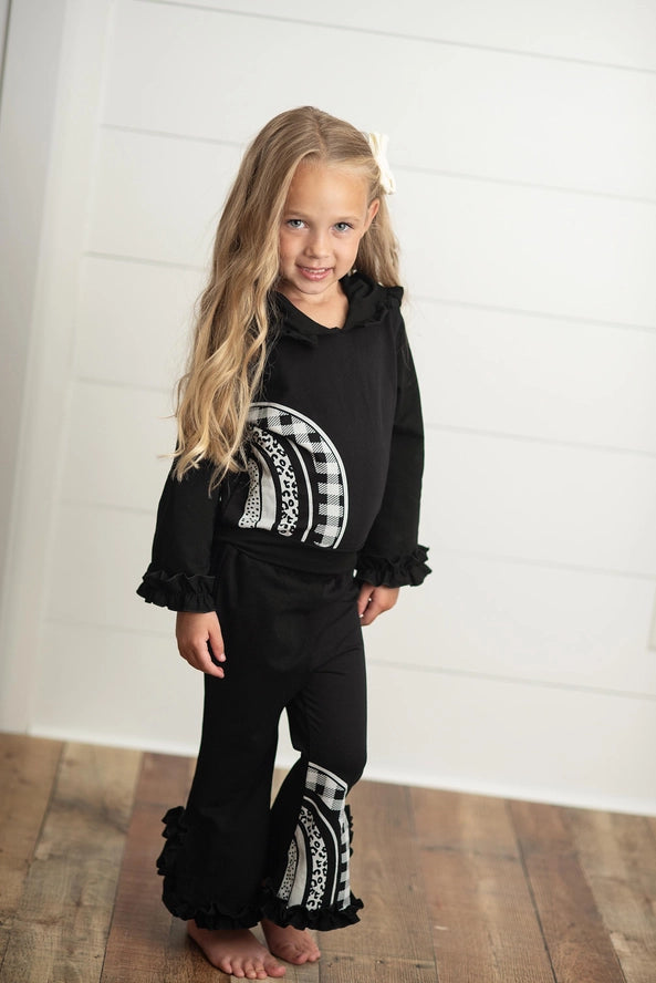 Oopsie Daisy Girls Toddlers Kids Juniors Hoodie Pants Ruffles The Plaid Giraffe Children's Boutique