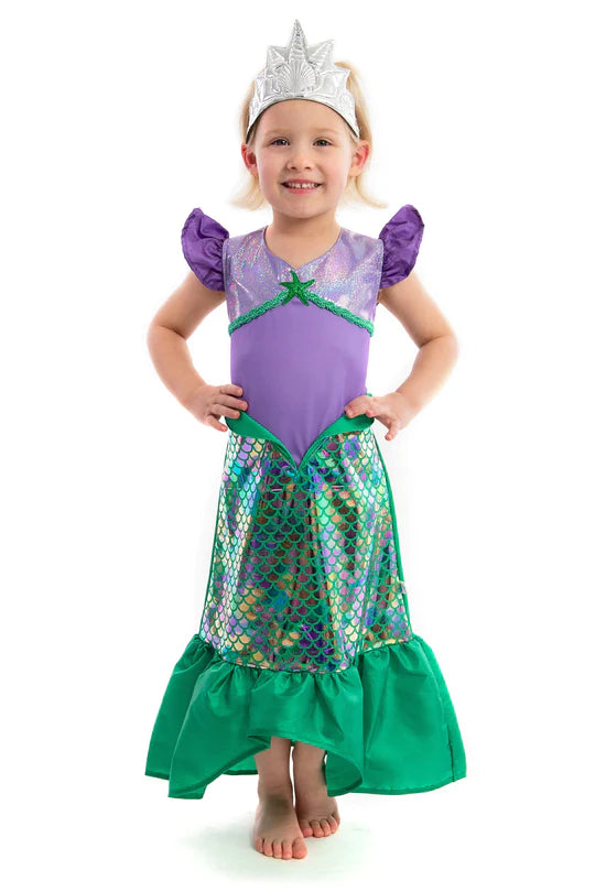 Little Adventures Girls Toddlers Kids Juniors Mermaid Dress-up Make Believe Princess The Plaid Giraffe Childrens Boutique