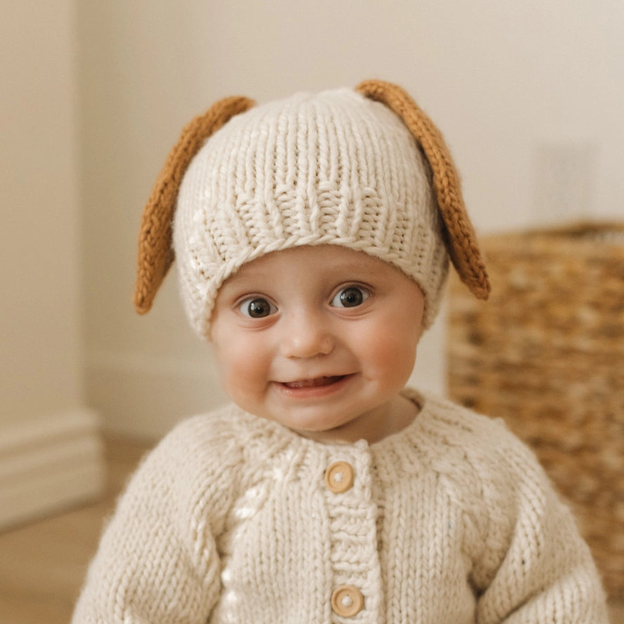 Sweet Wink Girls Boys Infants Toddlers Kids Knit Hats Puppies Dogs Contains Recycled Plastic The Plaid Giraffe Children's Boutique