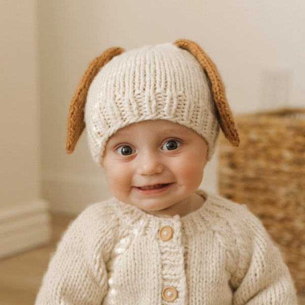 Sweet Wink Girls Boys Infants Toddlers Kids Knit Hats Puppies Dogs Contains Recycled Plastic The Plaid Giraffe Children's Boutique