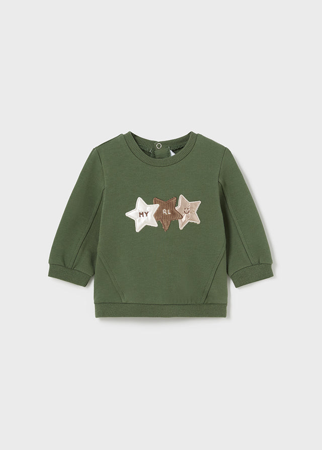 Mayoral Boys Girls Infants Sweatshirt Stars The Plaid Giraffe Childrens Boutique