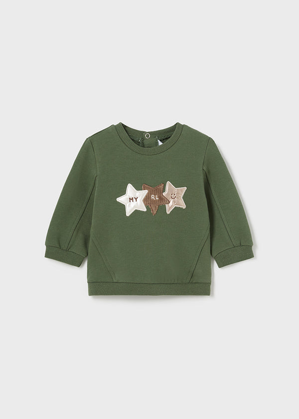 Mayoral Boys Girls Infants Sweatshirt Stars The Plaid Giraffe Childrens Boutique