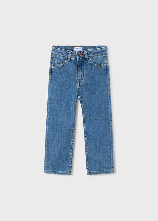 Mayoral Boys Girls Infants Toddlers Kids Juniors Denim Jeans Adjustable Waist Straight Leg The Plaid Giraffe Children's Boutique