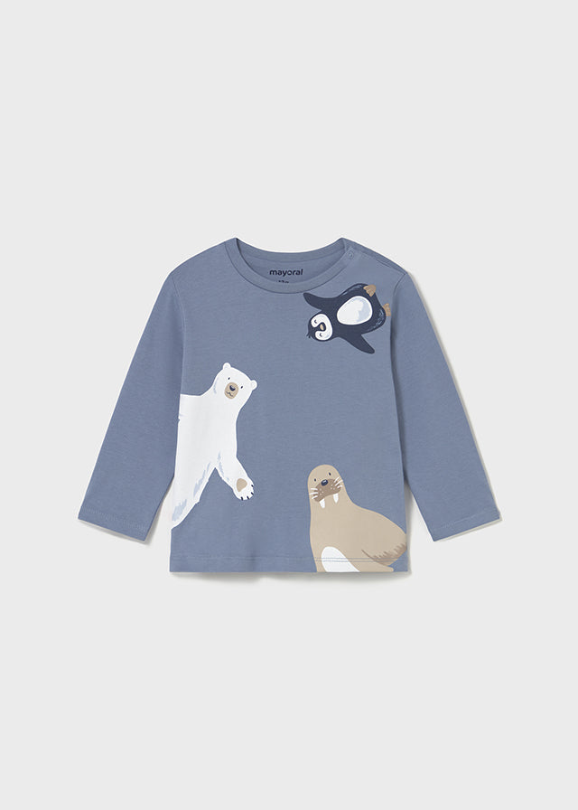 Boys L/S Arctic Animal Shirt
