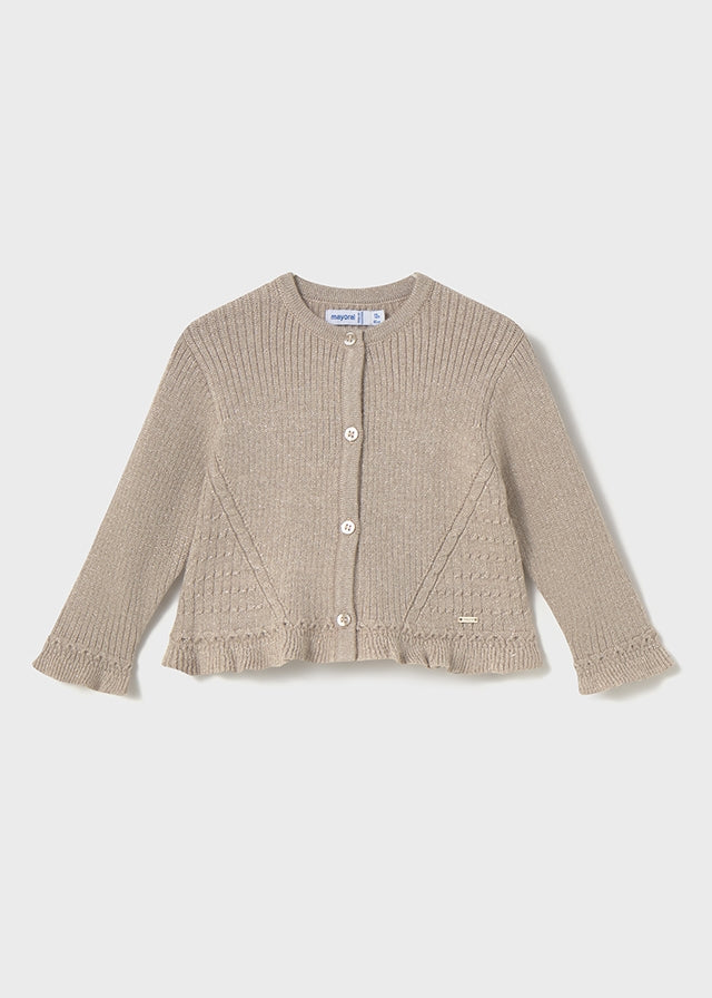 Mayoral Girls Boys Infants Toddlers Kids Juniors Cardigan Shimmery The Plaid Giraffe Children's Boutique