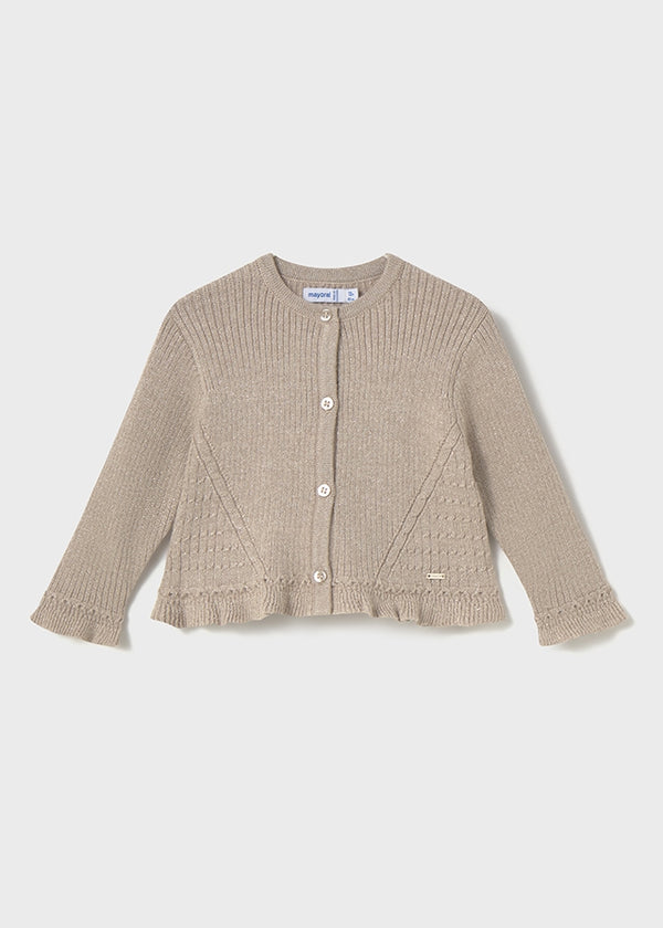 Mayoral Girls Boys Infants Toddlers Kids Juniors Cardigan Shimmery The Plaid Giraffe Children's Boutique
