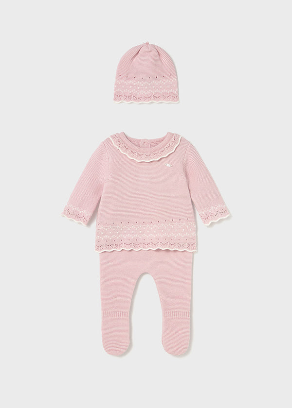 Mayoral Girls Boys Infants Toddlers Kids Juniors Top Pants Hat Home From The Hospital 100% Cotton The Plaid Giraffe Children's Boutique