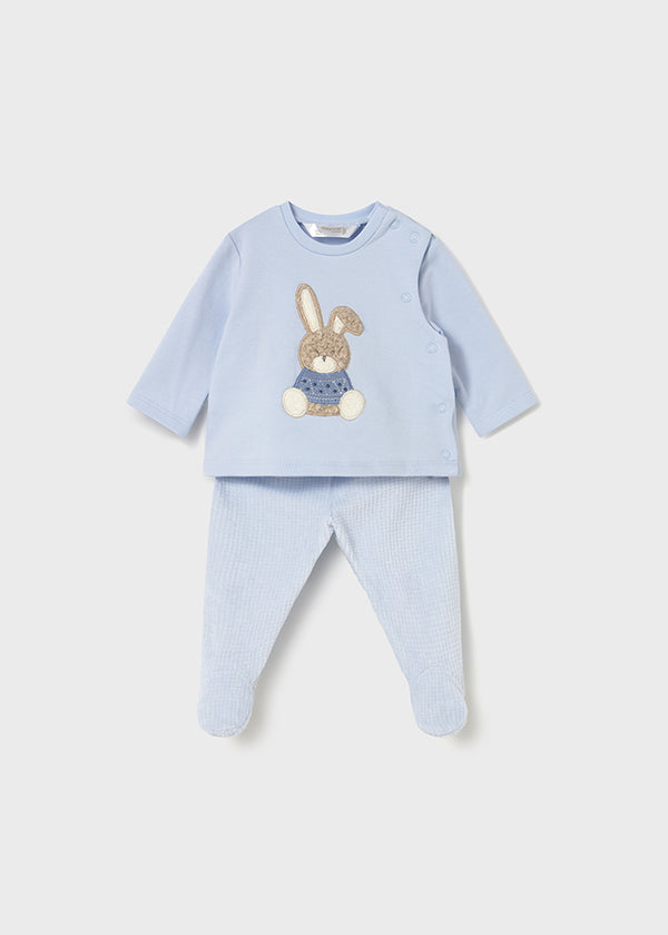2 Piece Boys Bunny Shirt & Pants