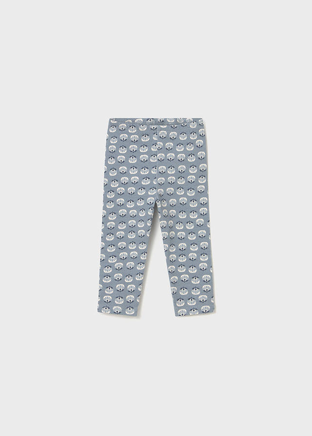 Girls Shell Flower Leggings