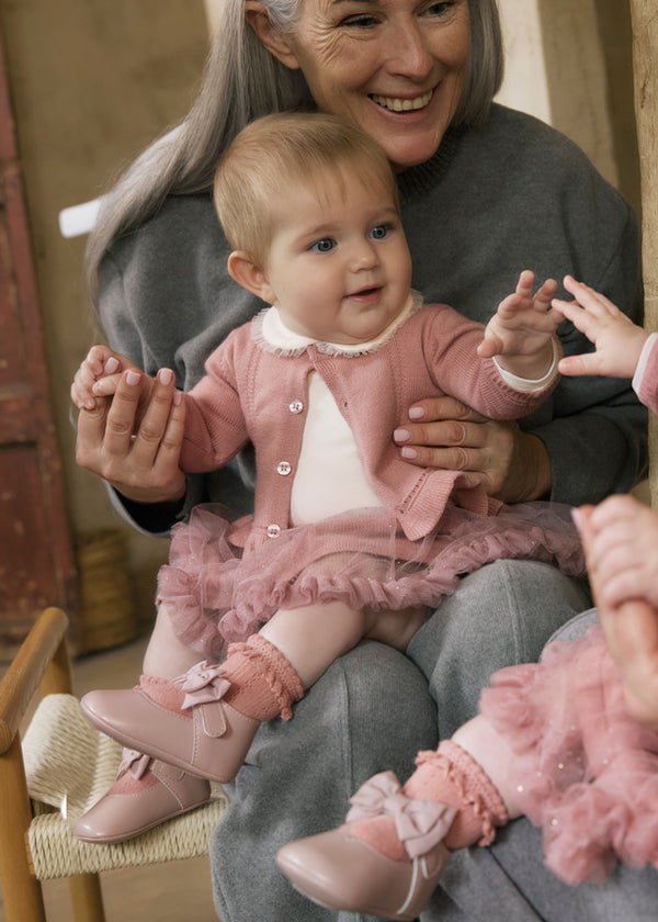 3 Piece Girls Bodysuit, Skirt, & Cardigan