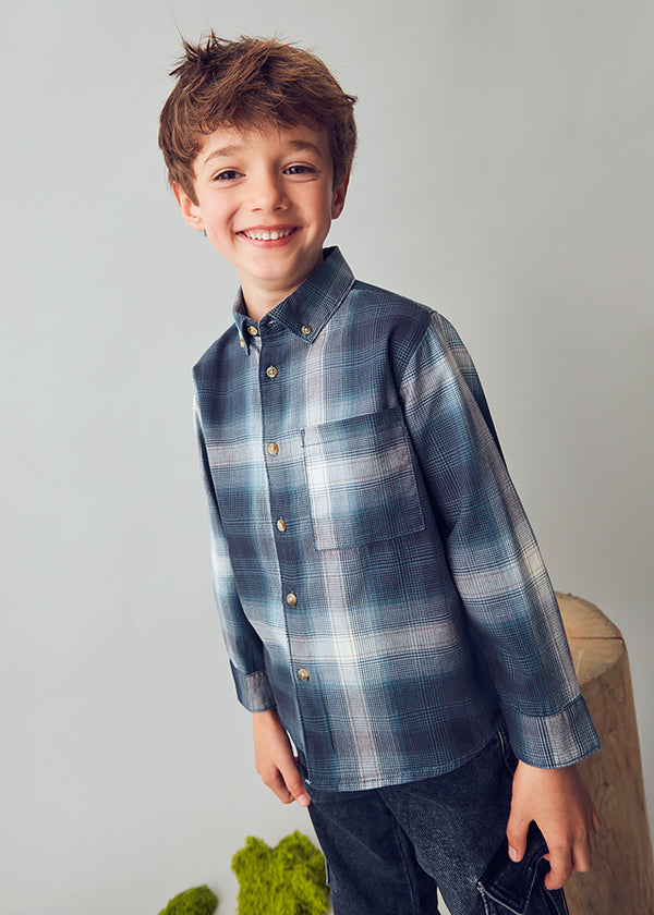 Mayoral Girls Boys Infants Toddlers Kids Juniors Plaid Shirt 100% Cotton Back To School The Plaid Giraffe Children's Boutique