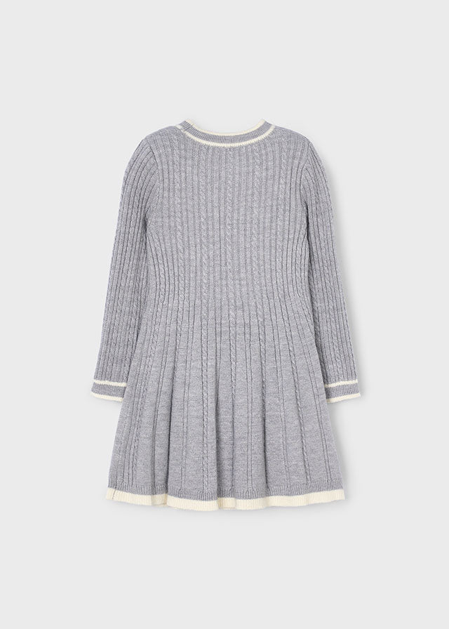 Girls Cable Knit Sweater Dress – The Plaid Giraffe
