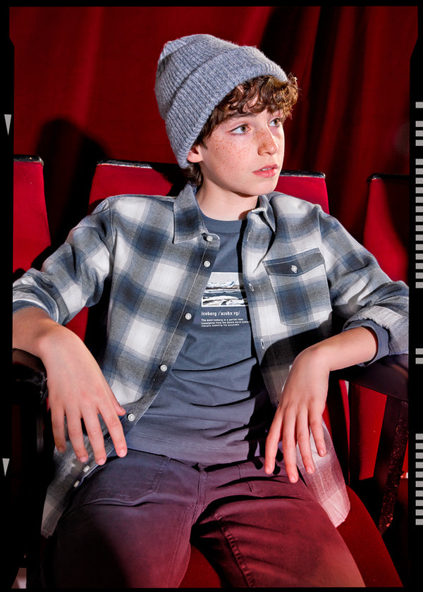 Boys L/S Plaid Shirt