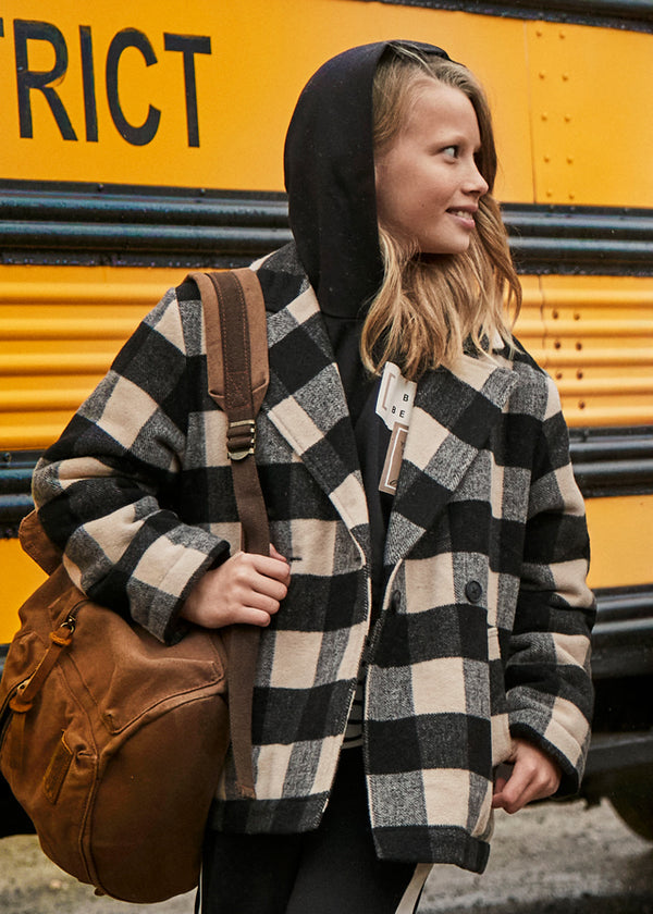 Mayoral Girls Boys Infants Toddlers Kids Juniors Buffalo Plaid Jacket Back To School The Plaid Giraffe Children's Boutique