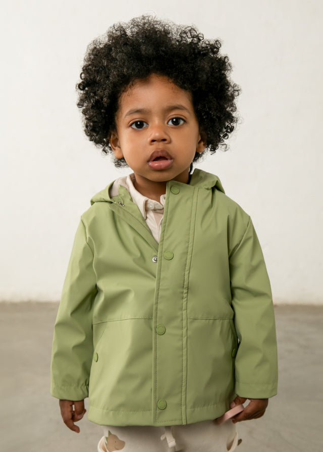 Boys Sage Raincoat