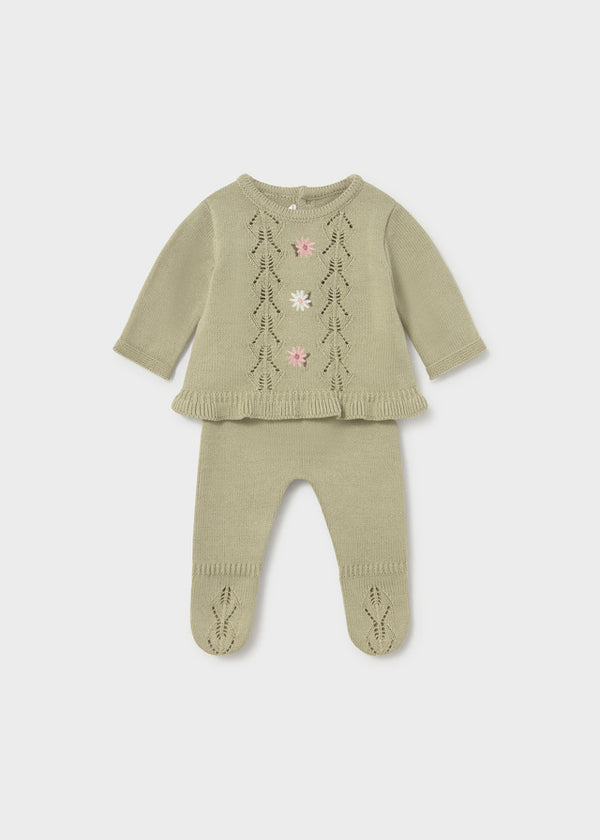 2 Piece Girls Knit Top & Pants