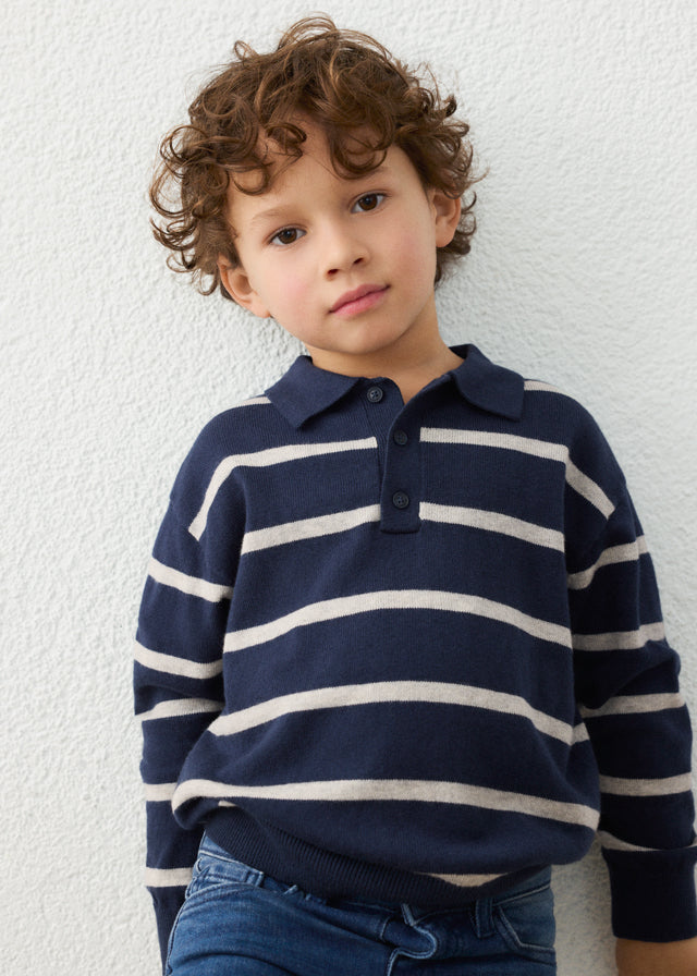 Mayoral Boys Girls Unisex Infants Toddlers Kids Juniors Polo Sweater Stripes Back To School The Plaid Giraffe Children's Boutique