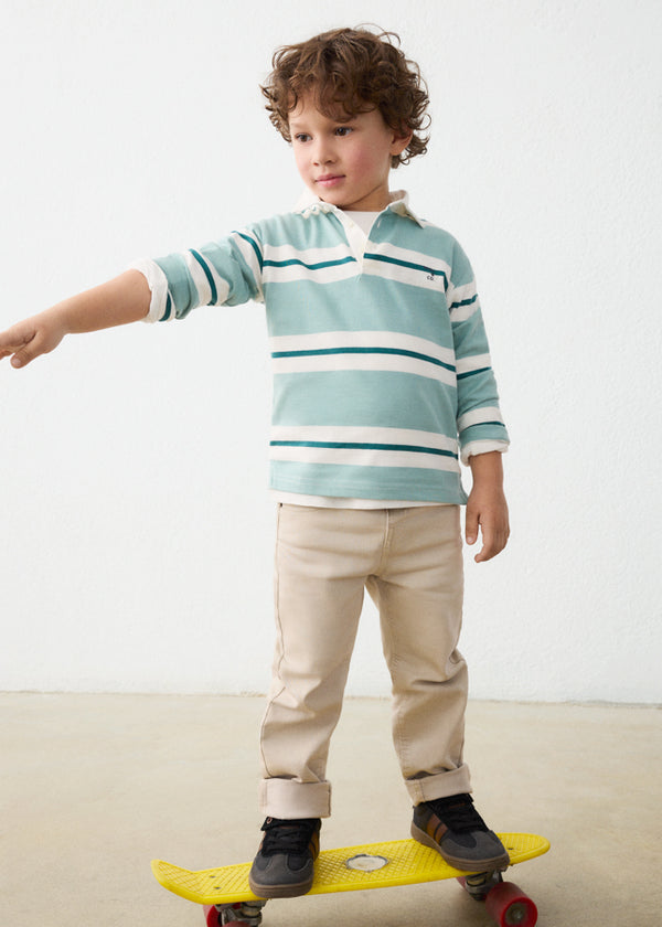 Mayoral Boys Girls Unisex Infants Toddlers Kids Juniors Polo Shirt Stripes 100% Cotton The Plaid Giraffe Children's Boutique