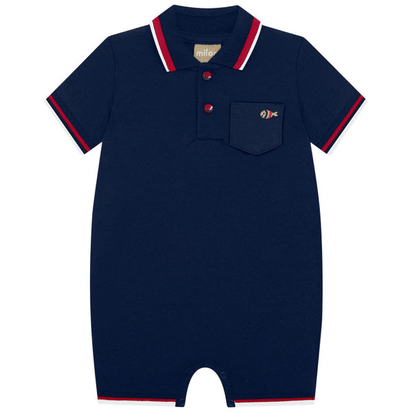 Boys Polo Romper