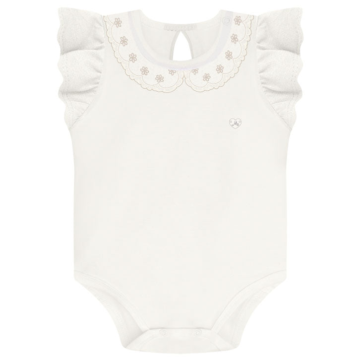 Girls Lace Collar Bodysuit (Click for colors)